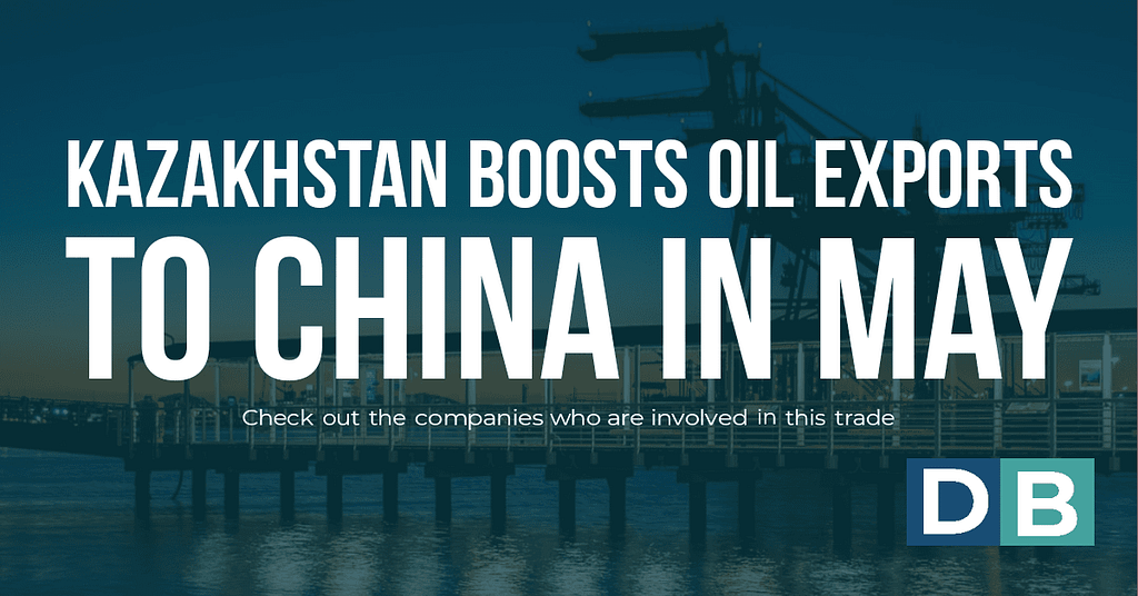 Kazakhstan boosts oil exports to China in May